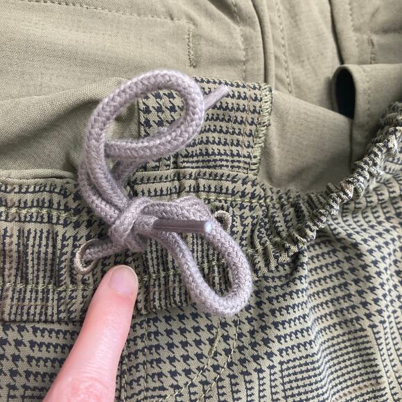 NWT Brixton Mens M Choice E-Waist Taper-X Olive Green Plaid Taper Pants Utility - Picture 8 of 13